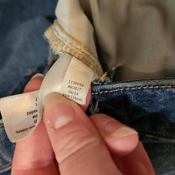 Lane Bryant Casual Mid Rise Boyfriend Jeans Blue Denim Dark Wash Y2K Size 22 - Picture 10 of 10